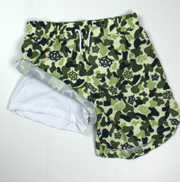 SLIME GREEN CAMO PERFORMANCE STAGE SHORTS