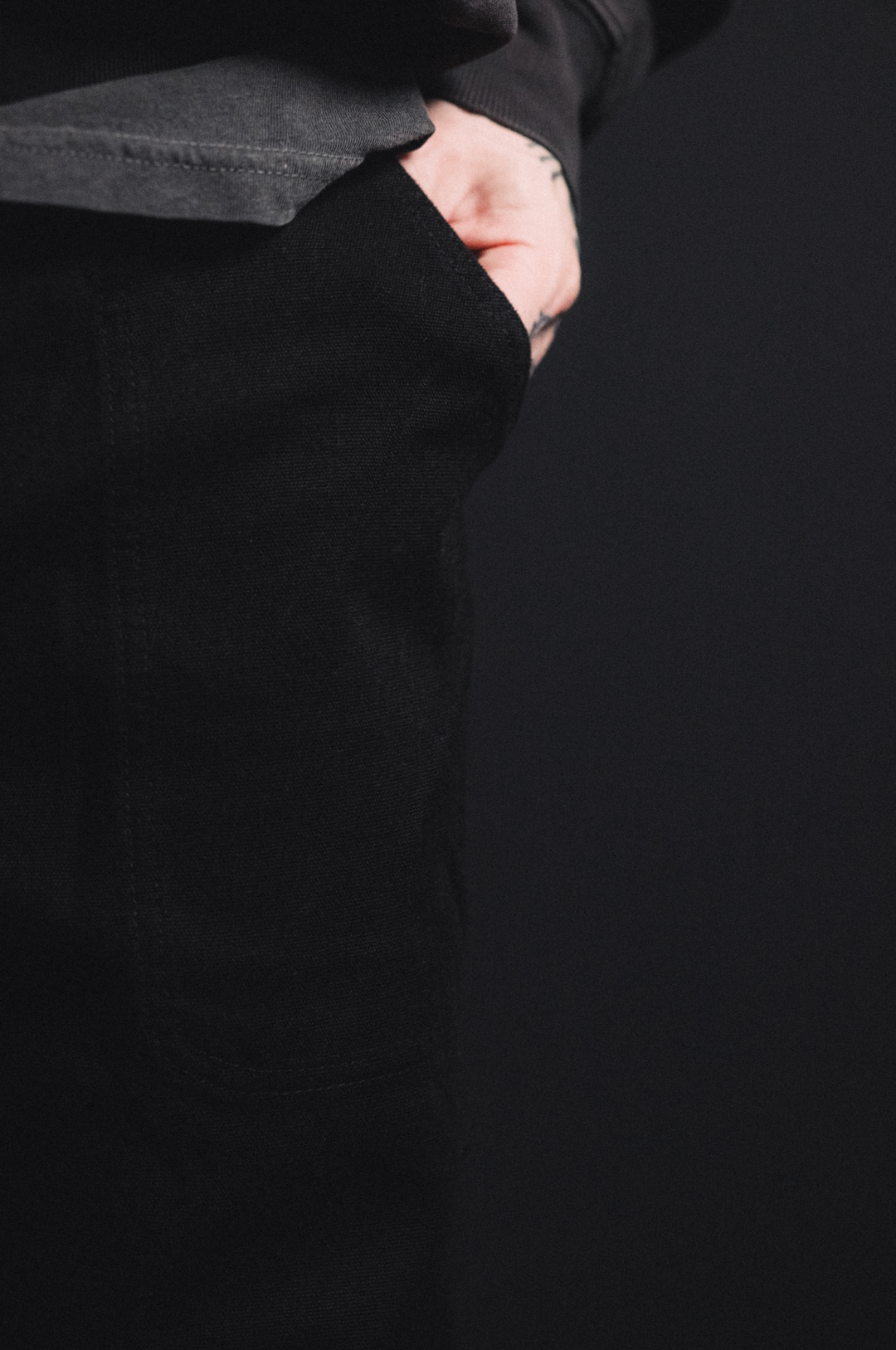 HEAVY PANTS BLACK