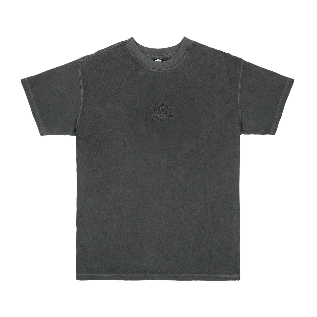 SLAM EMBROIDERED T-SHIRT VINTAGE BLACK
