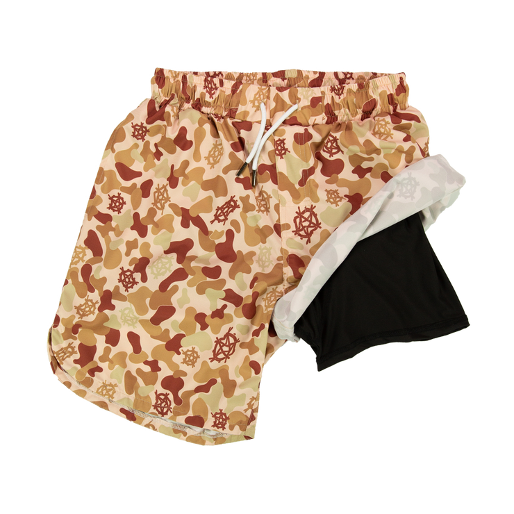 CAMO PERFORMANCE STAGE SHORTS